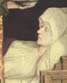 Михаэль Пахер (1435-1498), тирольский художник. Картина 'Рождение Марии'. На рубашке роженицы ясно различаются складки