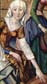 Обратите внимание на рубашку этой женщины. 
Картина 'Рождение Марии'
Германия, с. 1470, 
Master of Life of the Virgin
Alte Pinakothek, Munich

,
